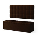 Kit Painel Rana 160 E Calçadeira Alpha Veludo Aradecor