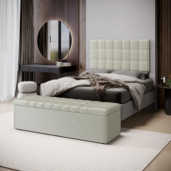 Kit Painel Rana 200 E Calçadeira Alpha Veludo Aradecor