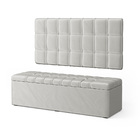 Kit Painel Rana 200 E Calçadeira Alpha Veludo Aradecor