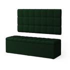 Kit Painel Rana 200 E Calçadeira Alpha Veludo Aradecor