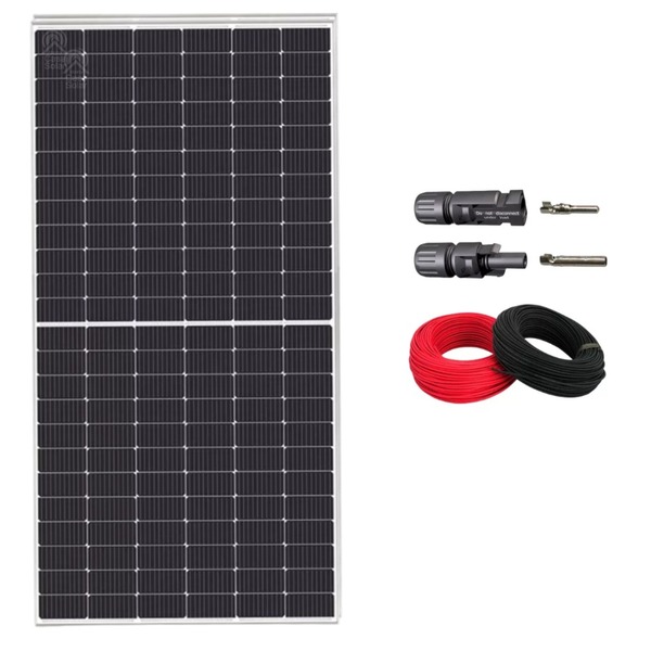 Kit Painel Solar 550w Canadian Com Conector Mc4y E Cabos