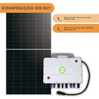 Kit Painel Solar Monocristalino 68,4kwh/mês Microinversor 220v