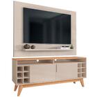 Kit Painel Tv 50 Polegadas 088163 E Rack Com Adega 011077 Dca