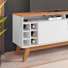 Kit Painel Tv 50 Polegadas 088163 E Rack Com Adega 011077 Dca