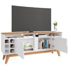 Kit Painel Tv 50 Polegadas 088163 E Rack Com Adega 011077 Dca