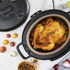 Kit Panela De Pressão Elétrica 5,7l E Chaleira Digital Oster