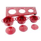 Kit Panelas Mini Fogão A Lenha Alumínio Fundido Craqueadas -