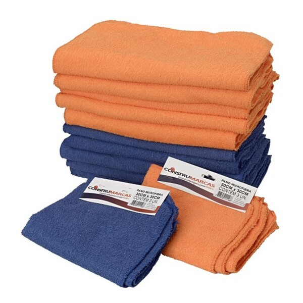 Kit Pano Microfibra 30x30cm C/300 Panos - Construmarcas