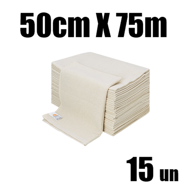 Kit Pano Saco Cru 50x75cm - C/15 Unidades