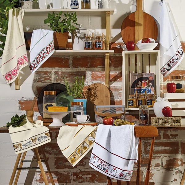 Kit Panos De Prato Teka 4 Peças 300g/m²