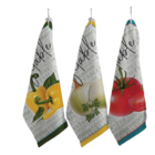 Kit Panos De Prato Teka Primore Estampas Variadas 12 Peças