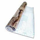 Kit Papel De Parede 12 Unid Pedra Marrom Claro Autoadesivo