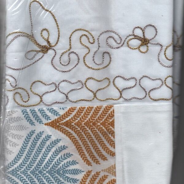 Kit Par De Fronhas Luxo Bordada Modelo: 9