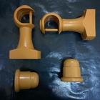 Kit Par De Suporte Para Varão De Cortina 28mm Cerejeira