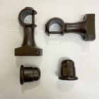 Kit Par De Suporte Para Varão De Cortina 28mm Cores Imbuia