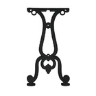 Kit Par Pé De Mesa E Trava Paris Em Ferro Fundido Jardim