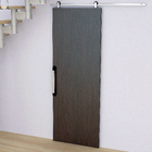 Kit para 1 Porta de Correr de Madeira 2,00m Alumínio Polido Geris