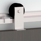 Kit para 1 Porta de Correr de Madeira 2,00m Alumínio Polido Geris