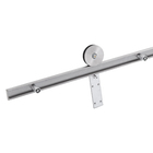 Kit para 1 Porta de Correr de Madeira 2,00m Inox Escovado Geris