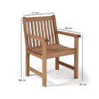 Kit Para Área Externa Banco 2 Lugares Poltrona E Mesa Marrom