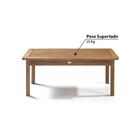 Kit Para Área Externa Banco 2 Lugares Poltrona E Mesa Marrom