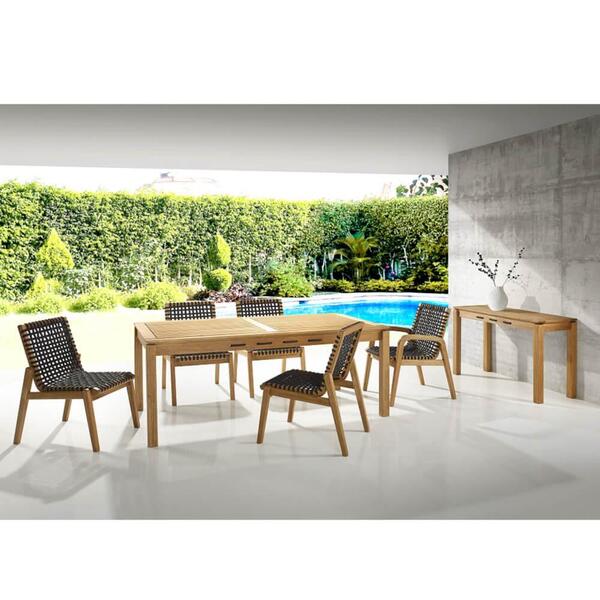 Kit Para Área Externa Coberta C/mesa 180cm/5 Cadeiras/aparad