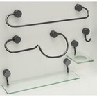 Kit Para Banheiro Class Urbana 6 Peças Redondo Onix Grafite