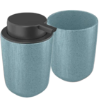 Kit Para Banheiro Com Dispenser De Sabonete Líquido E Porta E