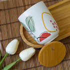 Kit Para Banheiro Com Dispenser Porta Escova Algodão Em Cerâm