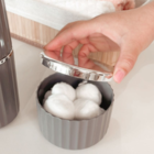 Kit Para Banheiro Com Dispenser Sabonete Líquido Porta Escova