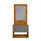 Kit Para Banheiro Espelho Ribeiro Naturalle/titanium