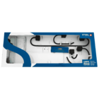 Kit Para Banheiro Preto Class Urbana 6 Peças Quadrado Black C