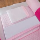 Kit Para Berço Bebê Aquarelado Panda 10 Peças - Rosa - Pink