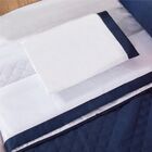 Kit Para Berço Bebê Aquarelado Urso Escudo 10 Peças - Azul Cl