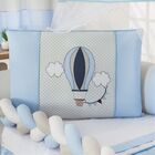 Kit Para Berço Bebê Balão 10 Peças - Azul