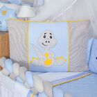 Kit Para Berço Bebê Dinossauro 13 Peças - Azul