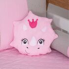 Kit Para Berço Bebê Dinossauro 13 Peças - Rosa