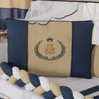 Kit Para Berço Bebê Urso Ted 10 Peças - Azul - 100% Poliéster