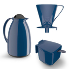 Kit Para Café Garrafa Térmica 650ml Suporte Para Filtro E Açu