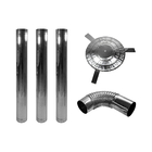 Kit Para Chaminé Inox 110 Mm - 5 Pçs - Fp
