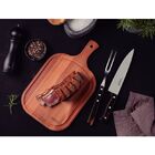 Kit Para Churrasco Tramontina Polywood Aço Inox 3 Peças