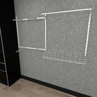 Kit Para Closet Com 10 Peças Regulável 200x100 Cm Tonalidade