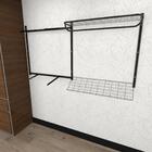 Kit Para Closet Com 10 Peças Regulável 200x100 Cm Tonalidade