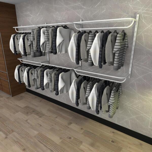 Kit Para Closet Com 10 Peças Regulável 300x100 Cm Tonalidade