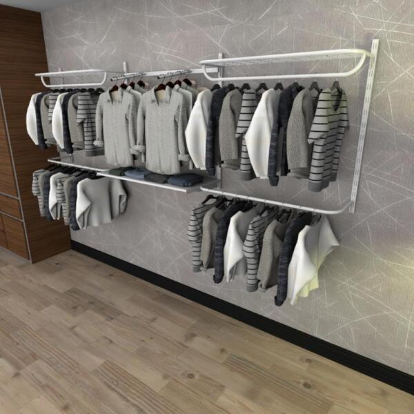 Kit Para Closet Com 11 Peças Regulável 300x100 Cm Tonalidade