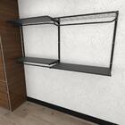 Kit Para Closet Com 12 Peças Regulável 200x100 Cm Tonalidade