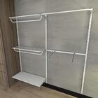 Kit Para Closet Com 12 Peças Regulável 200x200 Cm Tonalidade