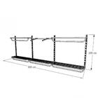 Kit Para Closet Com 12 Peças Regulável 300x100 Cm Tonalidade