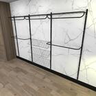 Kit Para Closet Com 12 Peças Regulável 300x200 Cm Tonalidade