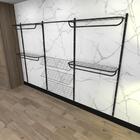 Kit Para Closet Com 12 Peças Regulável 300x200 Cm Tonalidade